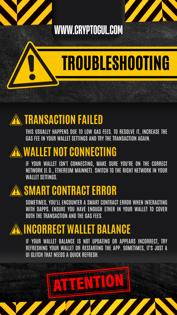 a quick troubleshooting guide for web3.