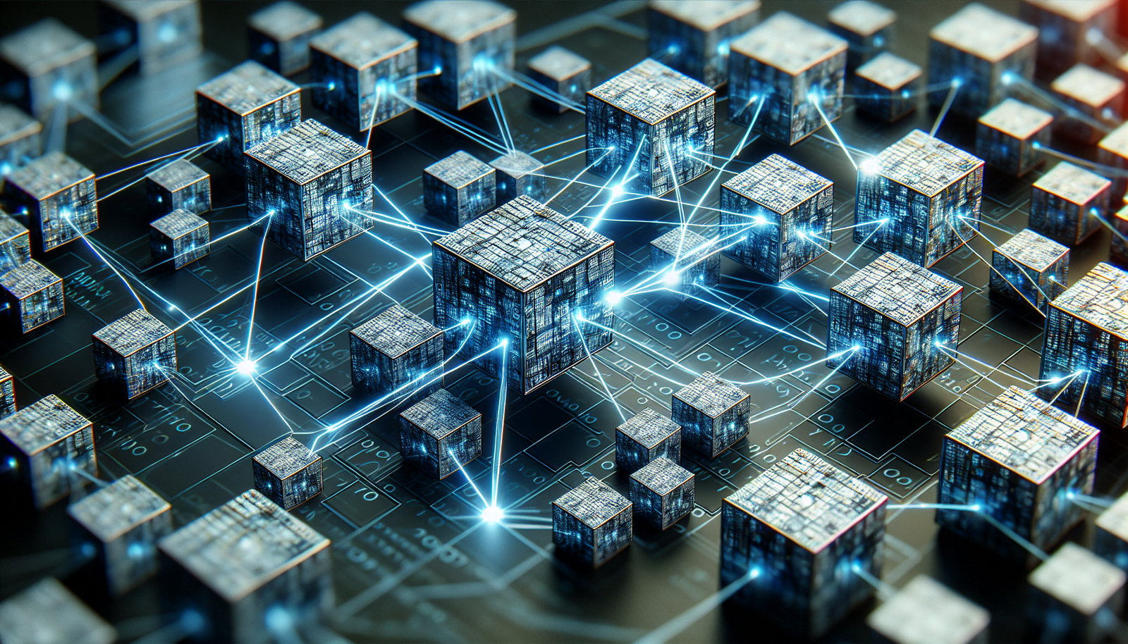 Blockchain technology concept